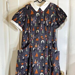 Modcloth x Collectif - Halloween print Swing Dress - US 18/UK22 - NWOT
